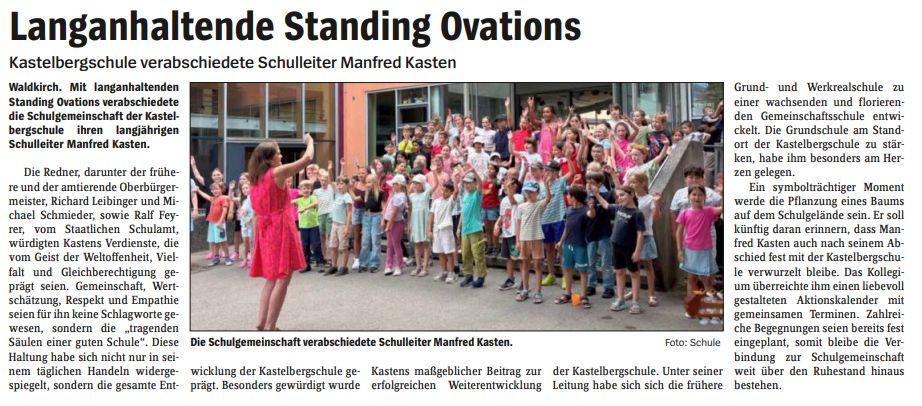 Verabschiedung manfred kasten Elztäler
