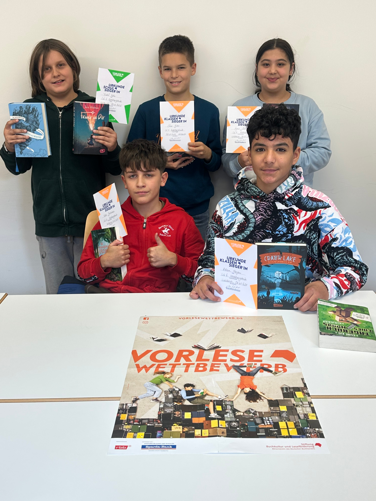 Lesewettbewerb Lerngruppensieger