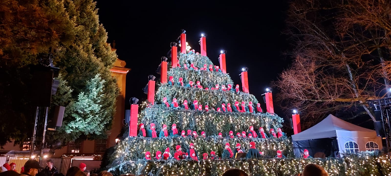 Singender Weihnachtsbaum